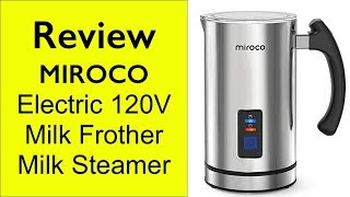 Review Miroco Milk Frother  How to make froth milk at home [upl. by Leamaj]