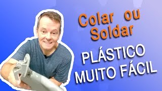 COMO SOLDAR PLÁSTICO  Colar Plástico Duro [upl. by Stokes]