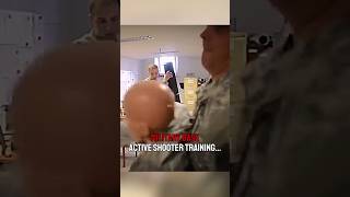 Military base active shooter scenario training‼️🤯 military army combat war [upl. by Mahda]