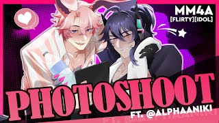 Photoshoot  ASMR RP  MM4A Flirty Idol ft AlphaAniki [upl. by Ty]