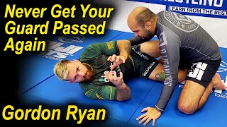 Guard Retention  How To Never Get Your Guard Passed In Jiu Jitsu by Gordon Ryan [upl. by Tallou]