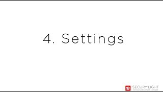 LUTEC SECURYLIGHT APP usage——SETTING [upl. by Nelia447]