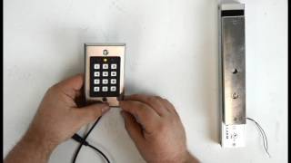 How to Control a Magnetic Lock from a Keypad [upl. by Wyon113]