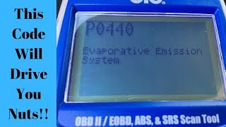 Engine Code P0440 Evaporative Emission Control System Malfunction [upl. by Ossy]