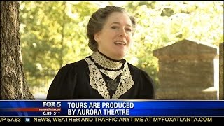 Woman gives thrilling ghost tour of Lawrenceville Georgia [upl. by Ejroj]