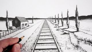 How To Draw Using 1Point Perspective [upl. by Jeffrey]