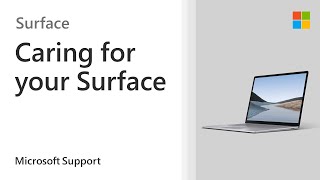 How to clean and care for your Surface  Microsoft [upl. by Legnaesoj]