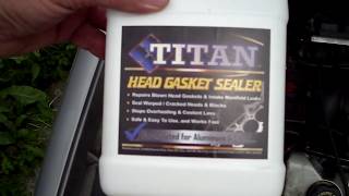 How to use Titan head gasket sealer for Cadillac Northstar engines  Part 1 [upl. by Frohne]