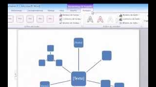 como hacer un mapa mental en word [upl. by Ellehciram]