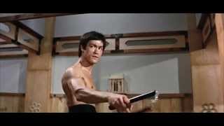 Bruce Lee  Best Ever Nunchaku Demonstration [upl. by Cirdek]