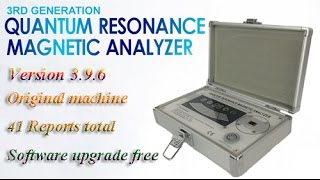 quantum resonance magnetic analyzer operate video [upl. by Earas]