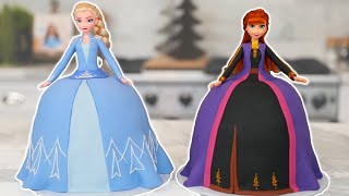 FROZEN 2 PRINCESS Cakes  NERDY NUMMIES [upl. by Ressler]