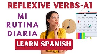 Learn Spanish Mi Rutina Diaria  Podcast Nivel A1 Spanish listening Comprehension [upl. by Farhsa]