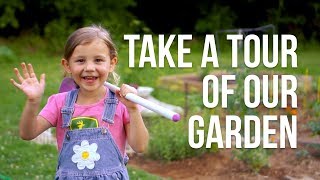 Gardening with Kids  The Garden Tour [upl. by Ahsemit]