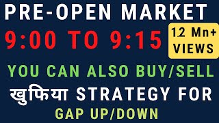 What is Pre Opening Session in Stock Market  How to trade in Pre Open Market [upl. by Schertz]