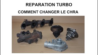 Réparation turbo  Changer le CHRA [upl. by Cosimo]