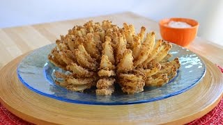 Crispy Baked Blooming Onion with Tangy Dipping Sauce Recipe [upl. by Arobed]