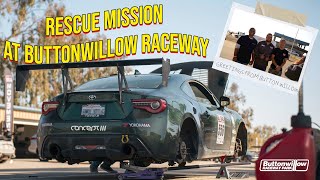 Track Day Rescue Mission at Buttonwillow Raceway [upl. by Ociredef]