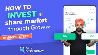 How to Invest in stock market for Beginners  Groww app kaise use kare  Buy amp Sell Shares on Groww [upl. by Leihcey]