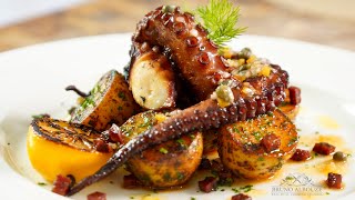 Grilled Spanish Octopus – Bruno Albouze [upl. by Yrome]