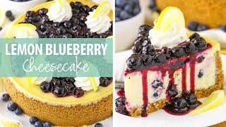 Lemon Blueberry Cheesecake [upl. by Nylkaj]