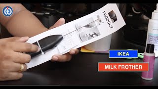 IKEA MILK FROTHER Review amp Battery Installation [upl. by Aihsal197]