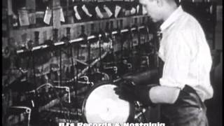 HISTORY OF VINYL RECORDS 1  The 78 RPM Single Manufacturing plant RCA [upl. by Kattie]