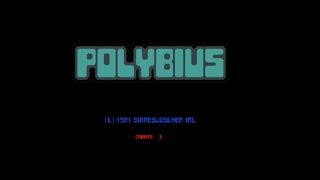 Polybius Gameplay  Cursed Arcade Game [upl. by Ateuqahs]