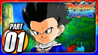 Dragon Ball Fusions 3DS English Part 1  Saiyan Character Creation amp Prologue [upl. by Ymaj568]