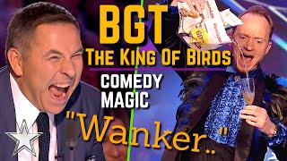 The King of Birds  HAKAN BERG  Britain´s Got Talent AUDITION Comedy  Magic Show BGT [upl. by Penhall]