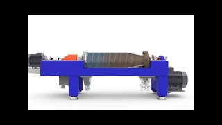 Animation  Alfa Laval decanter centrifuge for energy separation applications [upl. by Origra]