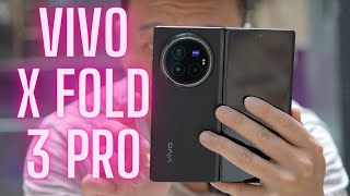 Vivo X Fold 3 Pro HandsOn The New Best Foldable Hardware [upl. by Tavi642]