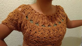 Tutorial de Blusa a Crochet Paso a Paso Facil y Rapido 2 [upl. by Mason256]