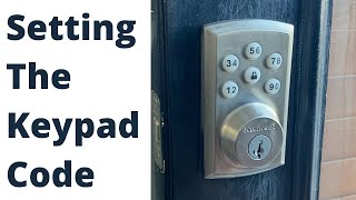 Kwikset Smartcode 888  How To Program The Keypad [upl. by Lalage]