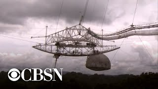 Arecibo Observatory telescope a Puerto Rico landmark collapses after damage [upl. by Kaile912]