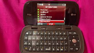 Verizon Wireless  LG Octane VN530 Ringtones and Sounds [upl. by Elhsa]