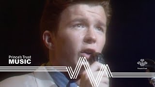 Rick Astley  Never Gonna Give You Up The Princes Trust Rock Gala 1988 [upl. by Rhiana]