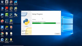 How to install Python 380 on Windows 10 with CMD configuration [upl. by Sayles]