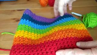 How To Crochet A Simple Bag Of Any Size Using Any Yarn And Any Hook Tutorial [upl. by Suckram367]