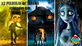 ¡12 PELICULAS de TERROR animadas que debes ver [upl. by Annayd53]