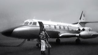 Lockheed C140B Jetstar  quotArrival amp Takeoffquot  1965 [upl. by Buke]