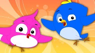 Two Little Dicky Birds  Nursery Rhymes and Kids Songs  Little Baby Bum [upl. by Reniti]