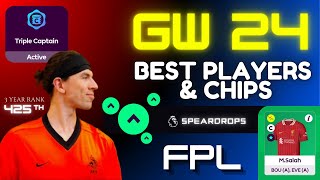 FPL Double GW 24 The Definitive Chip amp Player Guide [upl. by Lytsirk838]