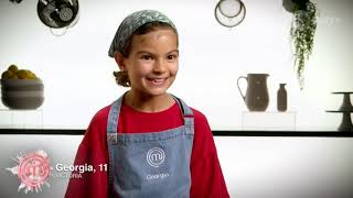 Little Georgias pathway to final junior masterchef 2020 part01 [upl. by Ardnohsed351]