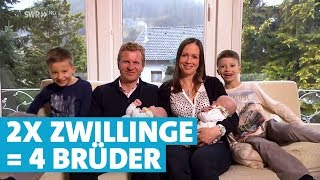 Doppeltes Zwillingsglück Die Familie aus Bad Ditzenbach bekommt erneut Zwillinge [upl. by Annavoig570]