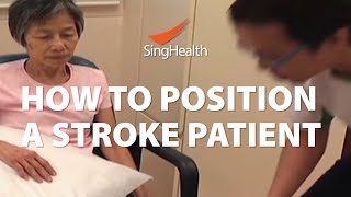 How To Position A Stroke Patient [upl. by Mallina696]