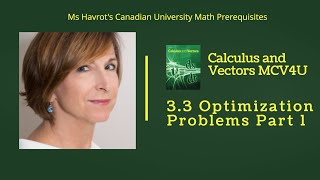 Calculus 33 Optimization Problems Part 1 [upl. by Anjanette]