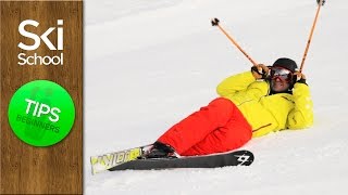 Standing Up After A Fall  How To Ski Tips Beginners Lesson [upl. by Cara]