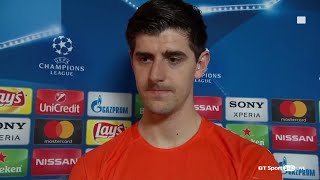 Thibaut Courtois gives honest interview after mistakes in Chelseas defeat to Barcelona [upl. by Aisset111]