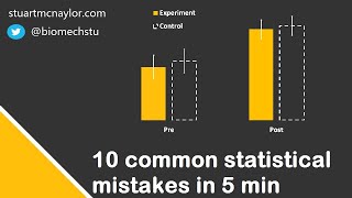 Ten Statistical Mistakes in 5 Min [upl. by Anitnelav39]